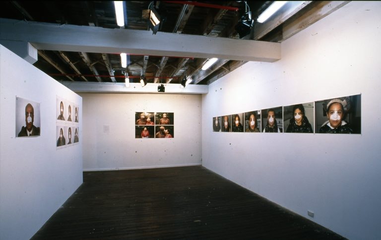 Cherine Fahd, Operation Nose Nose Operation, installation view, 2000, 4A Centre for Contemporary Asian Art. Courtesy the artist.