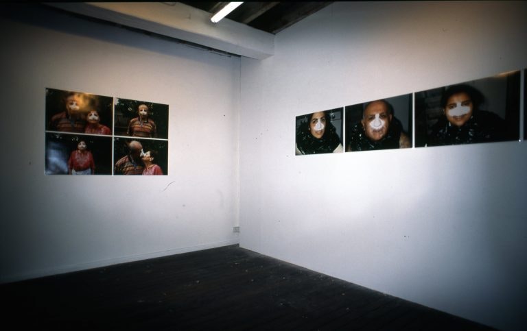 Cherine Fahd, Operation Nose Nose Operation, installation view, 2000, 4A Centre for Contemporary Asian Art. Courtesy the artist.