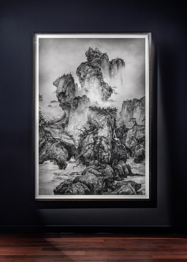 Yang Yongliang 杨泳梁 Early Spring, 2019 Giclée print on fine art paper Edition 3/7 Courtesy the artist and the collection of Denwol Group Pty Ltd. Image: Kai Wasikowski