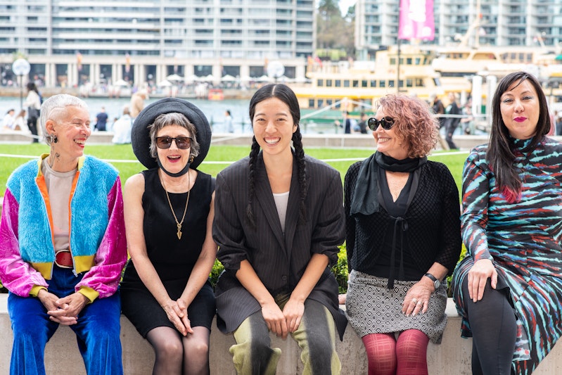 V Barratt, Dr Francesca da Rimini, Mindy Seu, Josephine Starrs and Thea-Mai Baumann. Image: Christina Mishell