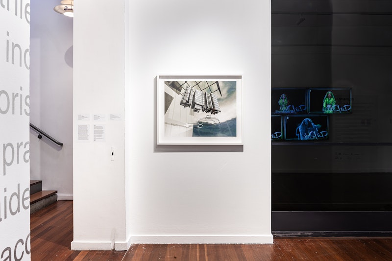 Laurens Tan, from Chengyu series 'Zhong Guo Te Se (中國特色) Chinese Identity', 2009, 3D modelled photomedia editioned inkjet print on Archival Fuji Fine paper Edition 2/8, Courtesy the artist; photo: Kai Wasikowski for 4A Centre for Contemporary Asian Art, 2024.