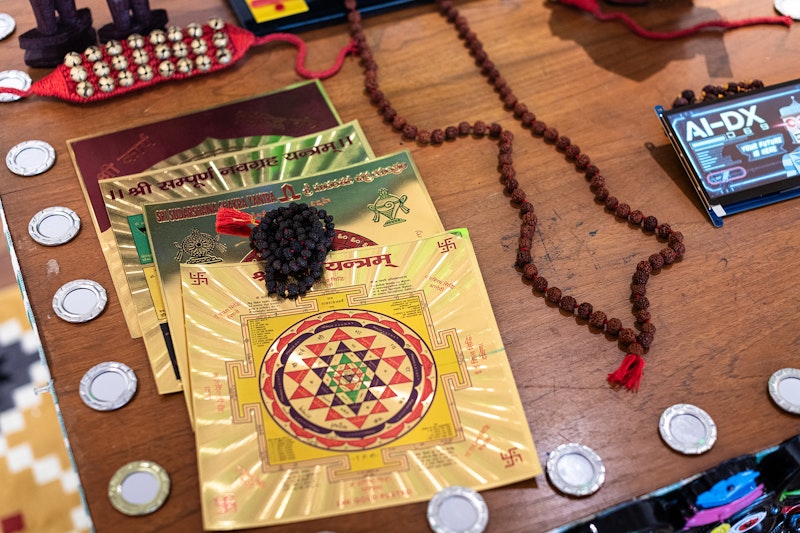 Elsewhere in India in collaboration with Vinay Khare ,AI-DX 2069 (detail), 2024