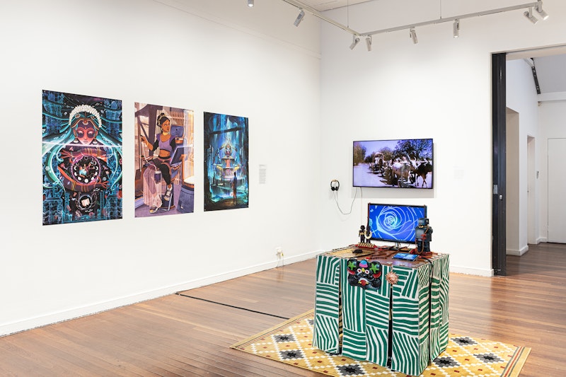 4A.I.: Elsewhere In India exhibition view, 2024