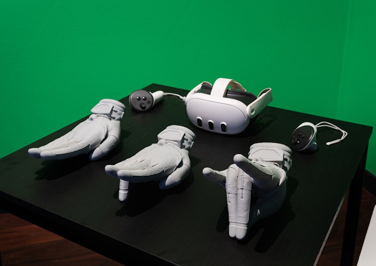 Elsewhere In India in collaboration with Jayalakshmi Eshwar, Alap Parikh and Ami Mehta, Meena XR, 2024, interactive mixed-reality