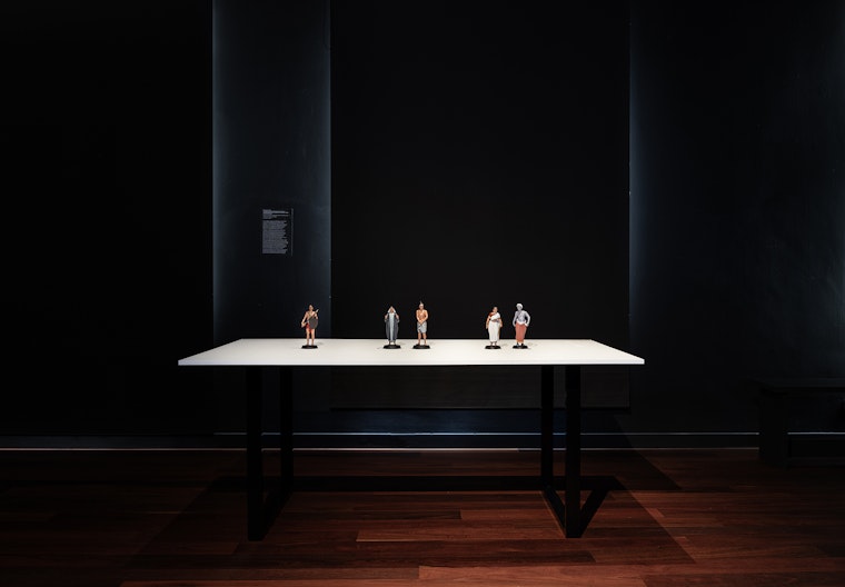 Elsewhere In India in collaboration with Art Gallery of New South Wales, Andrew Yip and Connie Gagliano, and Praphul Ambika, Archive to Animation: Reimagining Colonial Collections, 2024, 3d-rpinted sculptures and video