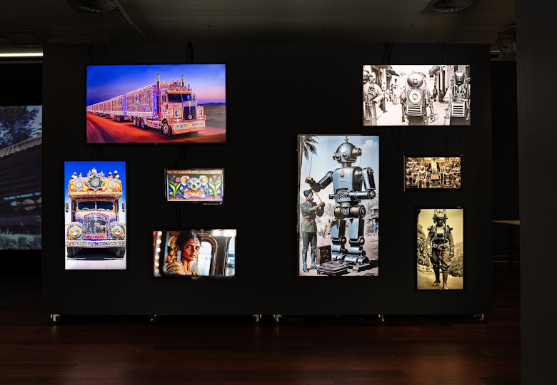 4A.I.: Elsewhere In India exhibition view, 2024