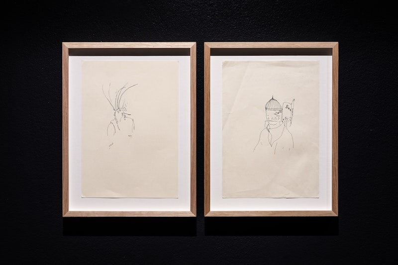 دیگرگونه Another Kind, 2013–ongoing, pen and ink on paper, dimensions variable. Courtesy the artist.