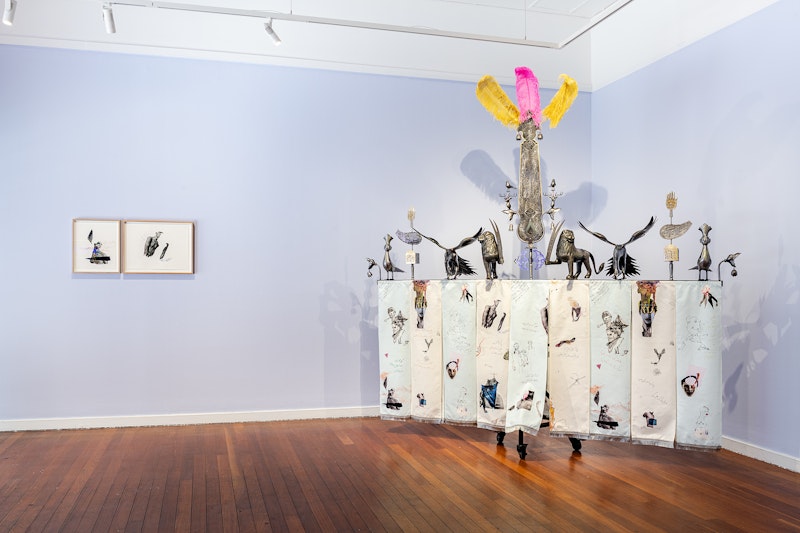 Elyas Alavi: ALAM عَلَم exhibition view, 2024