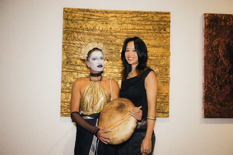 (Background: Kirtika Kain, Blue Bloods XVII, 2023). Photo: Anna Hay for 4A.