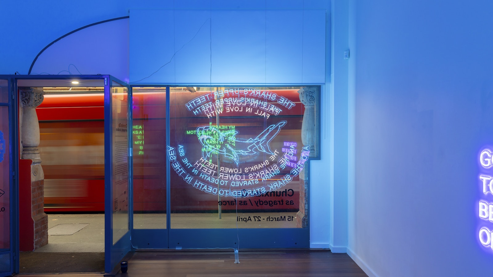 Chunxiao Qu: as tragedy / as farce, 2025, Installation view, 4A Centre for Contemporary Asian Art; photo: Jessica Maurer