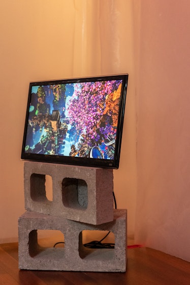 INJURY and REAL PARENT, HAYMARKET 2050: Digital Dreaming in Chinatown (installation view), 2026, photographed by Christina Mishell.