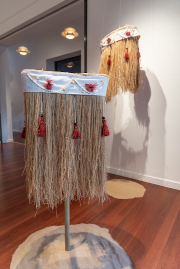 Morgan Hogg, Tūoro, Tūoro, High Tides: Yuki Kihara and Morgan Hogg (installation view), 2026. Photograph by Garry Trinh.