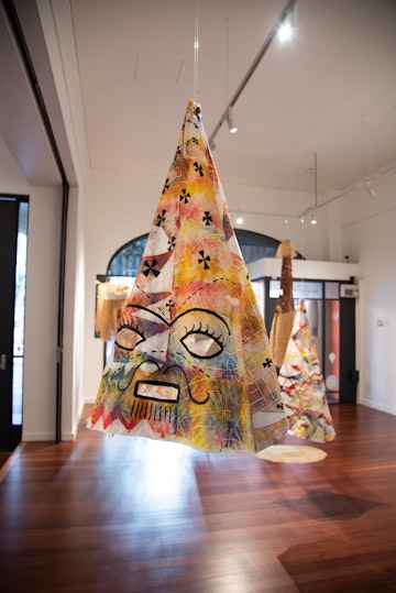 Morgan Hogg, Death Talks, High Tides: Yuki Kihara and Morgan Hogg (installation view), 2026. Photograph by Garry Trinh.