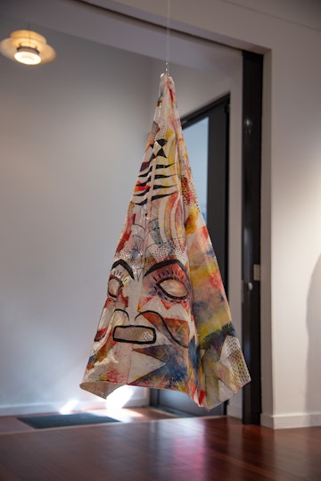 Morgan Hogg, Death Talks, High Tides: Yuki Kihara and Morgan Hogg (installation view), 2026. Photograph by Garry Trinh.