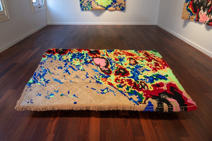 Yuki Kihara, Vicky from Tala o le tau: Stories from the Weather series, High Tides: Yuki Kihara and Morgan Hogg (installation view), 2026. Photograph by Garry Trinh.