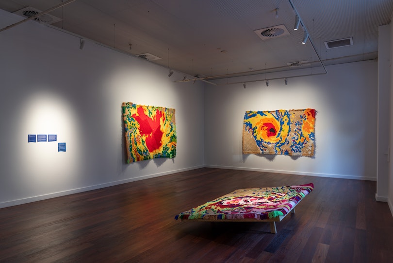 High Tides: Yuki Kihara and Morgan Hogg (installation view), 2026. Photograph by Garry Trinh.