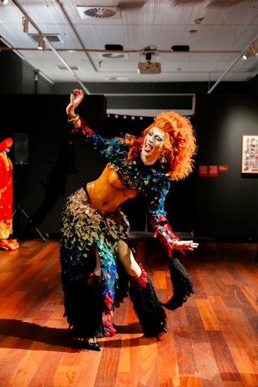 4A LIVE: The Jade Empress and the Great Zodiac Race (performance view), 2026. Photograph by Diana Nguyen.