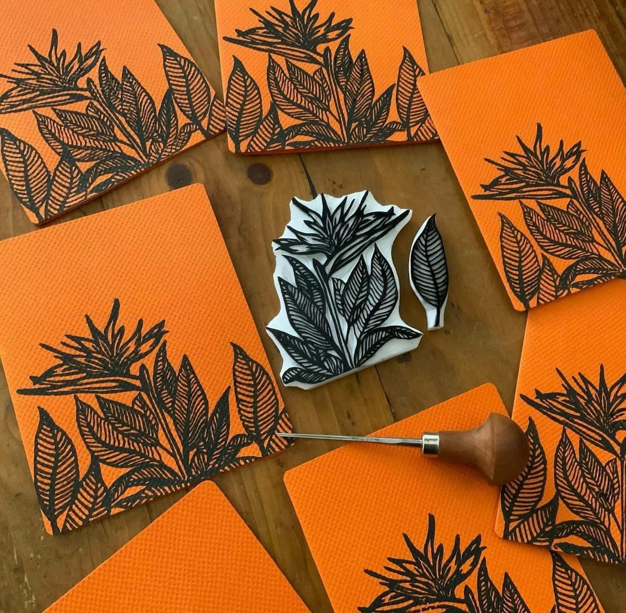 Textile Block Printing Workshop with Ula&HerBrothers