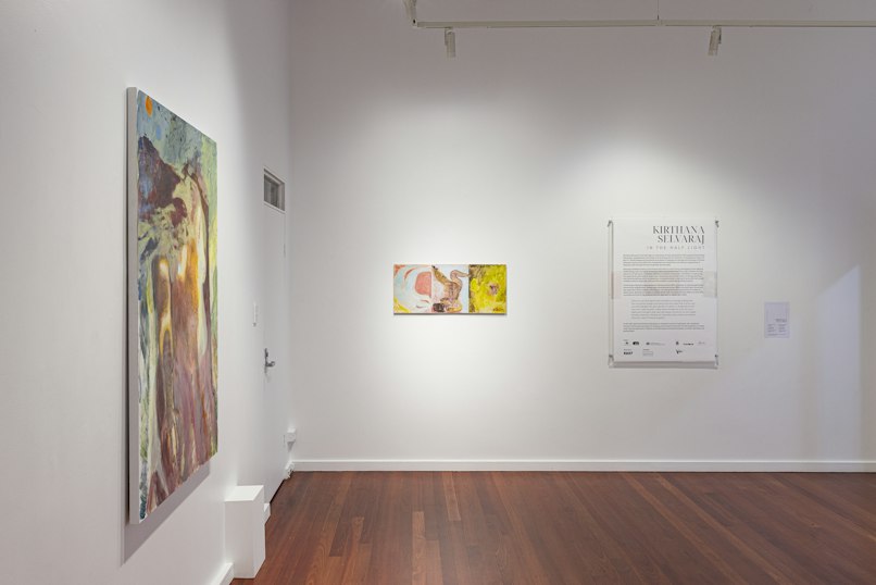 Andy Ewing: Ancestor Spirits and Kirthana Selvaraj: In the Half Light (installation view), 2026. Photographs by  Document Photography.