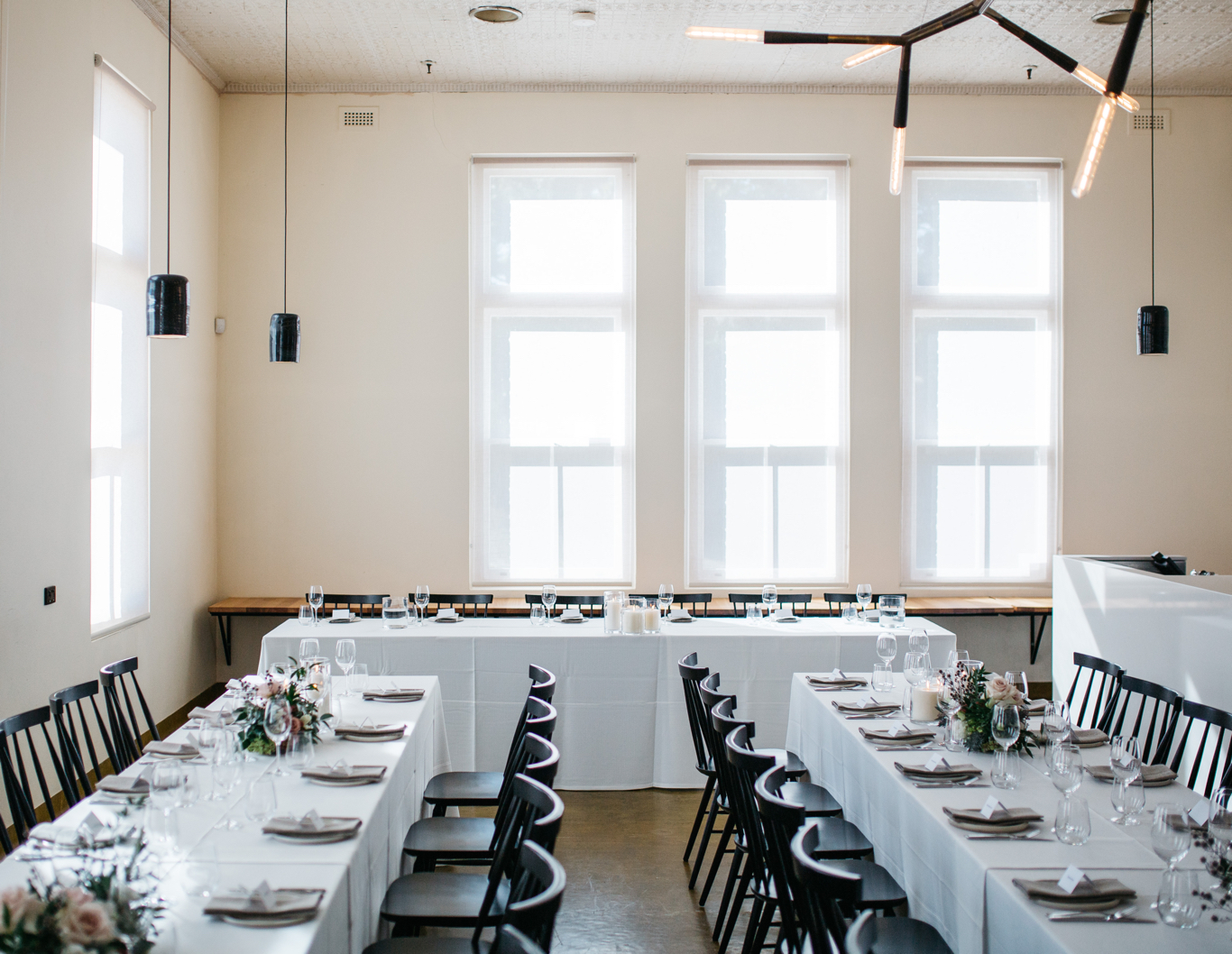 Main dining room of The Agrarian Kitchen Eatery.