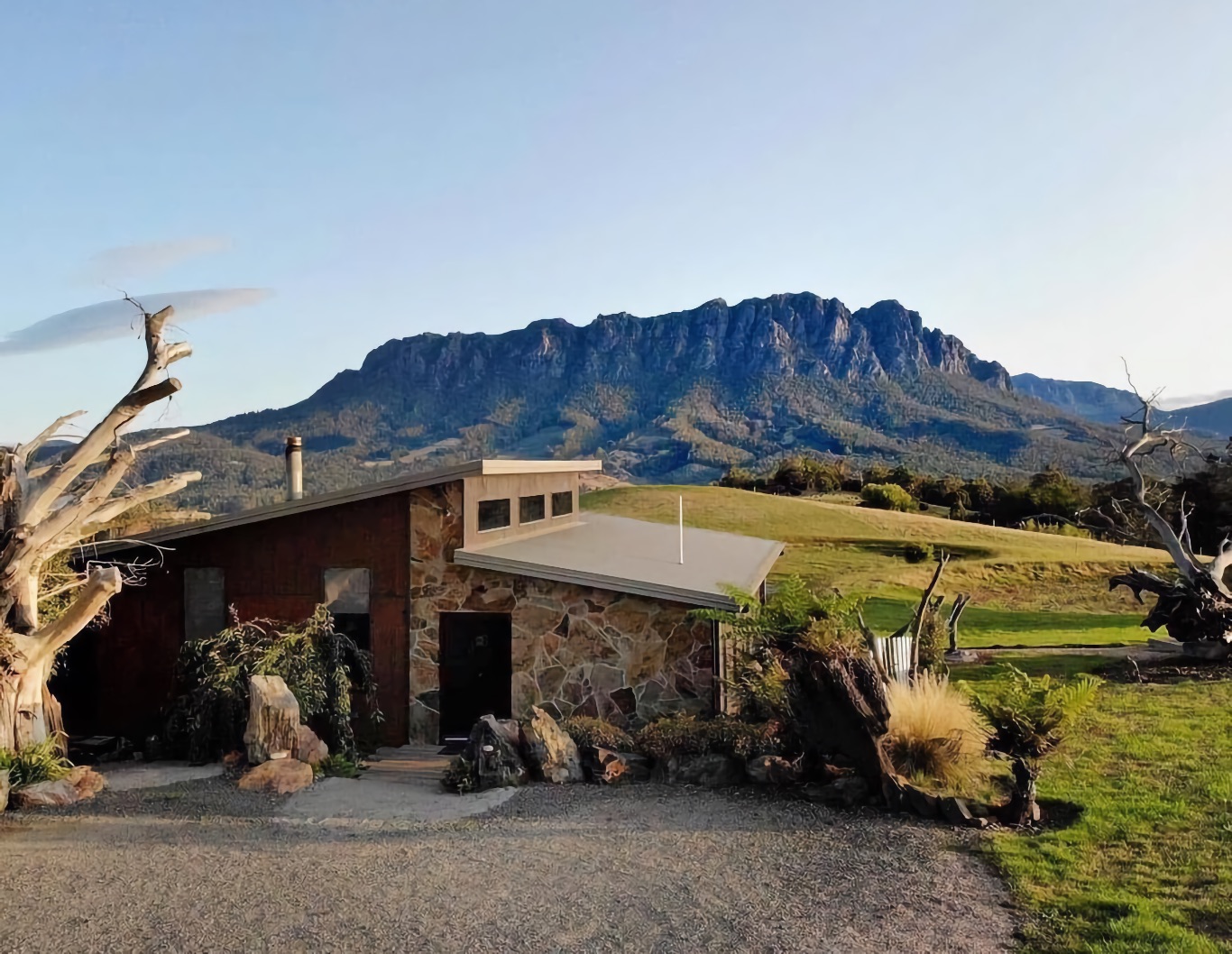 Mountain views at Eagles Nest Retreat.