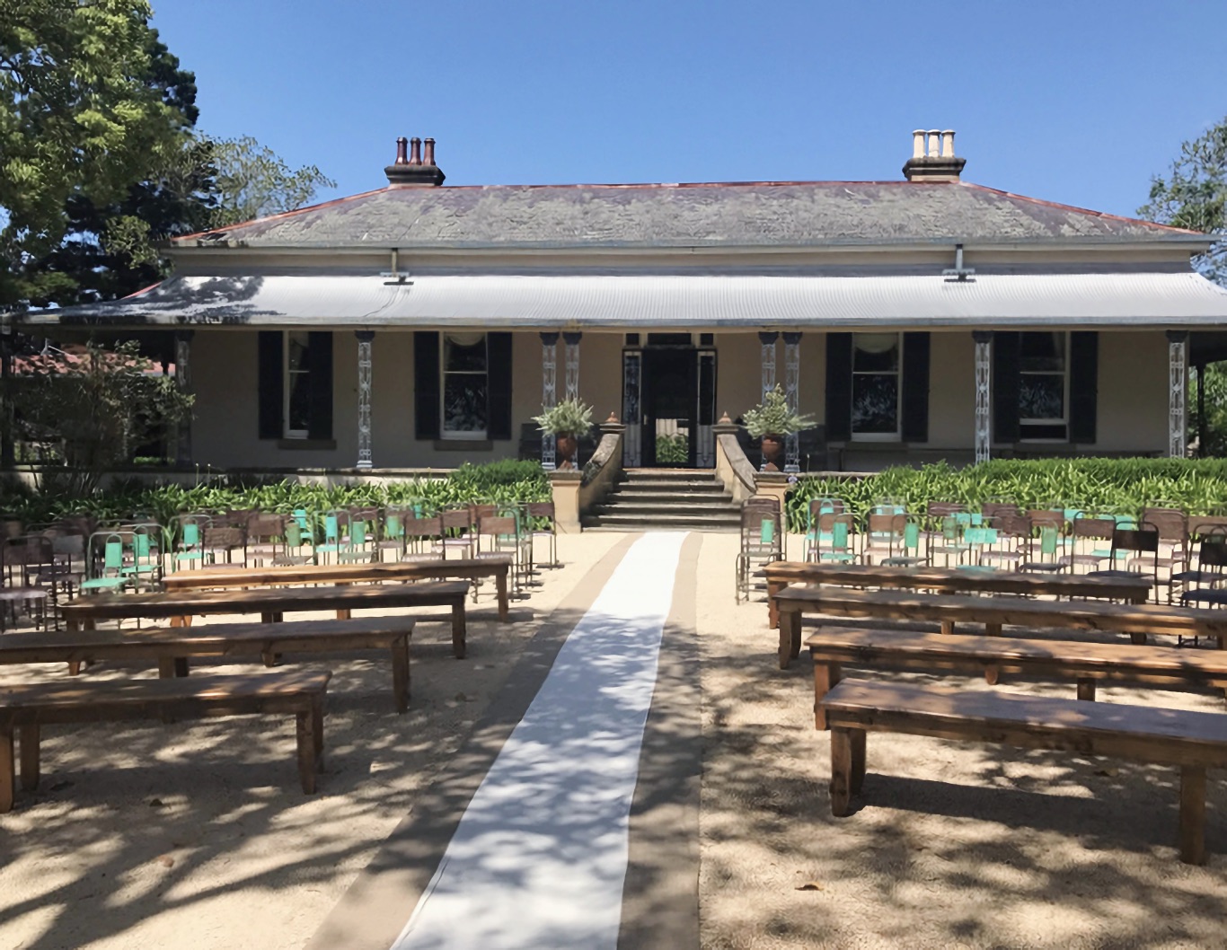 Exterior view of Wallalong House.