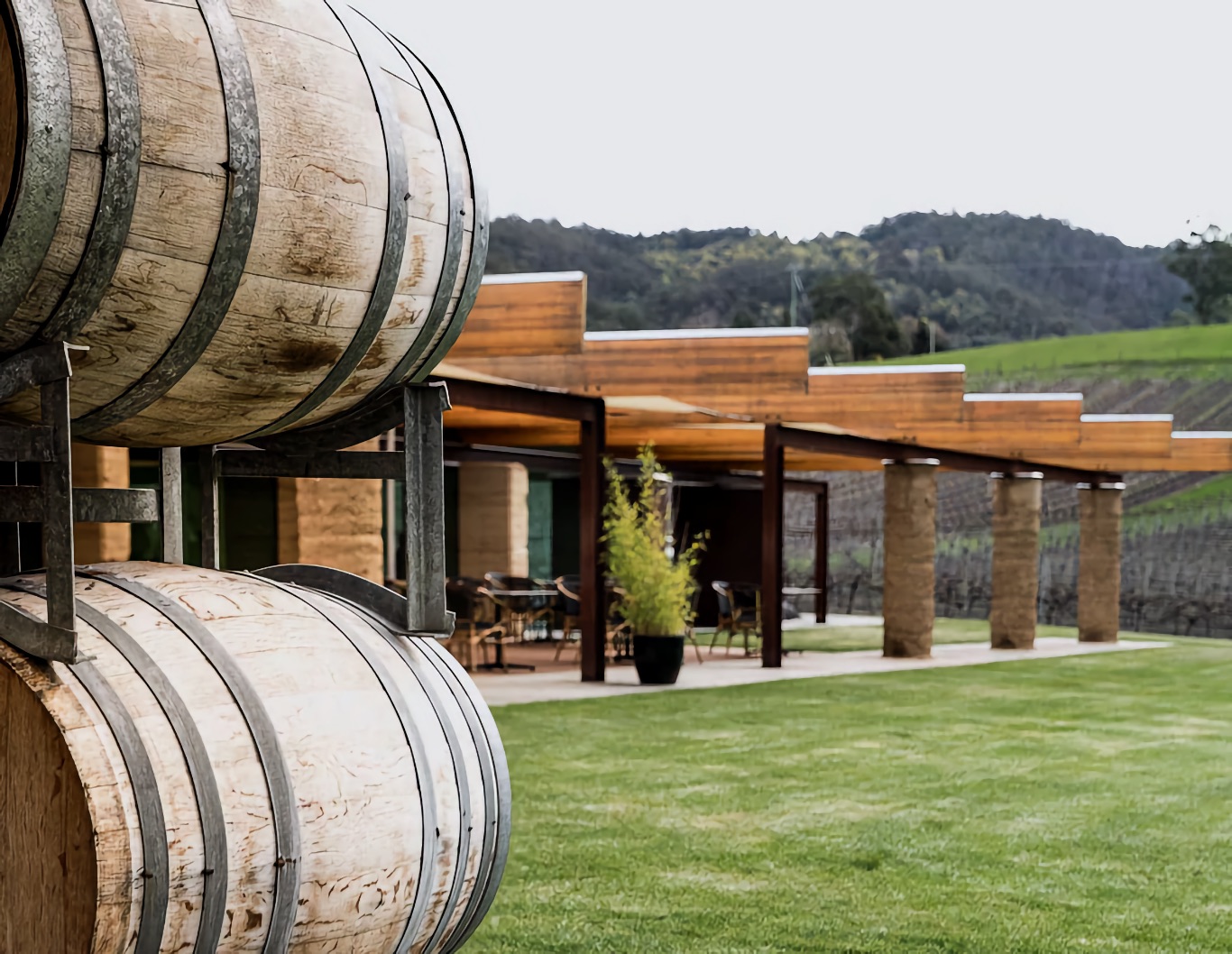 Exterior of Home Hill Winery.