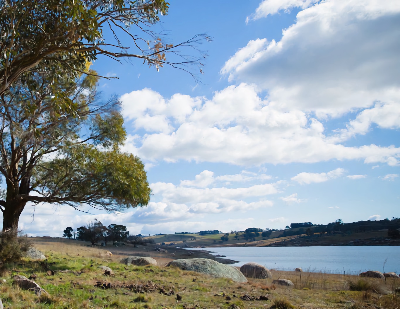 Lake Oberon view from the estate