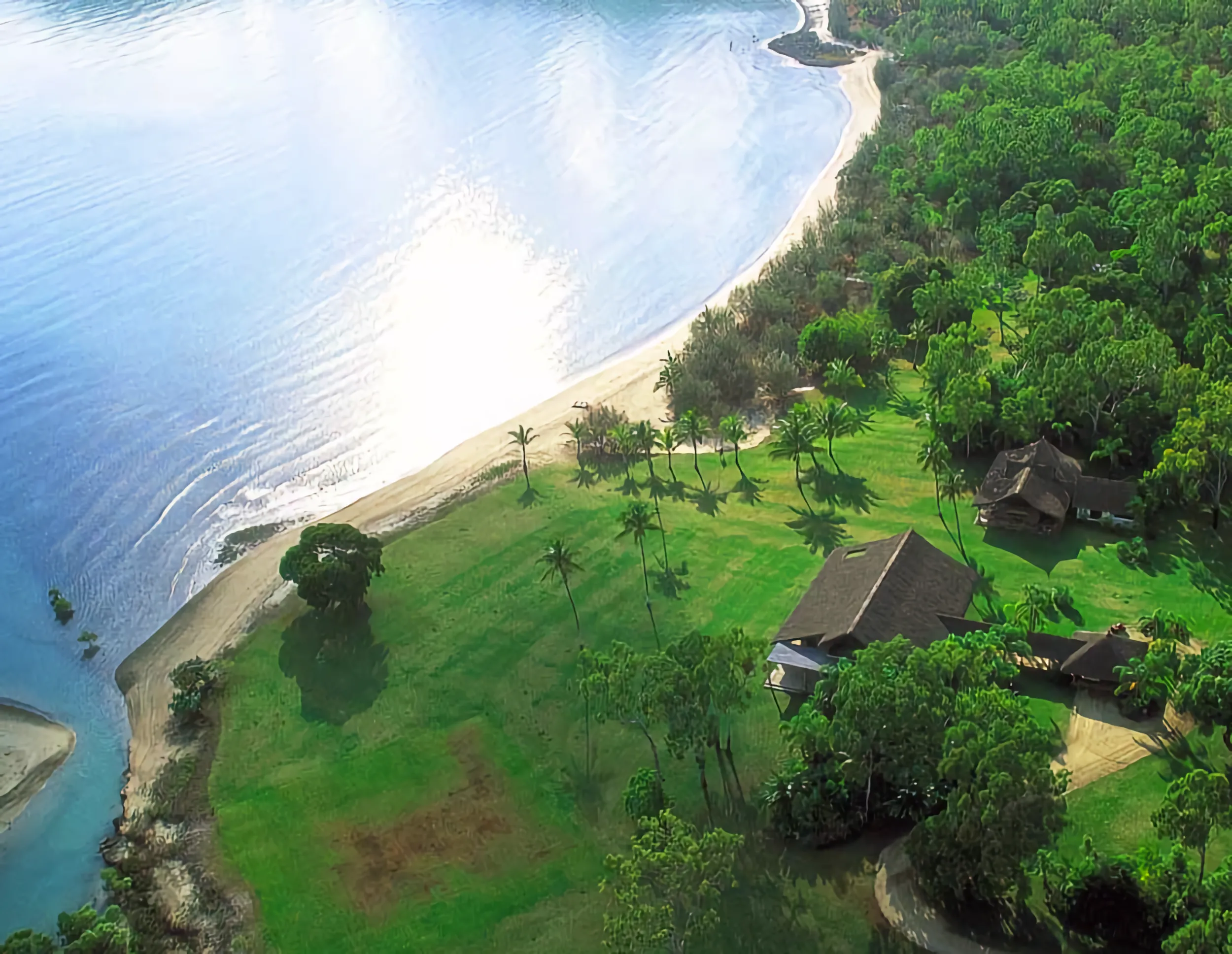 Aerial view of Paradise Cove