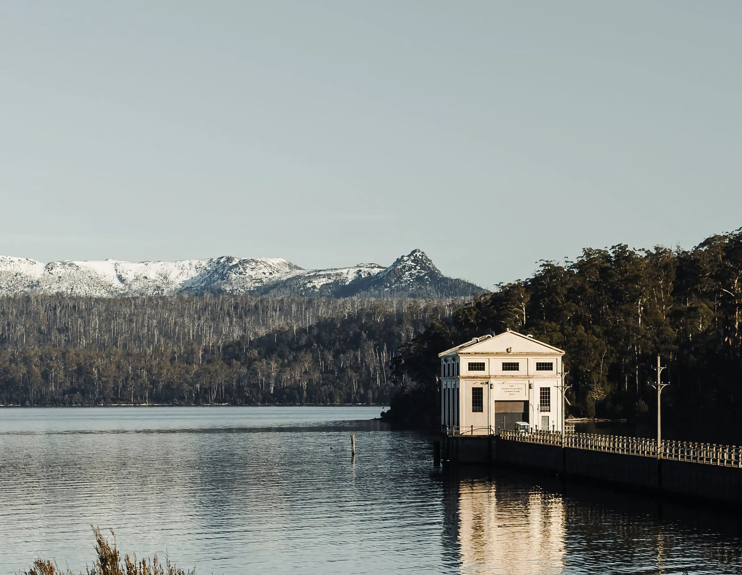 Landscape surrounding Pumphouse Point