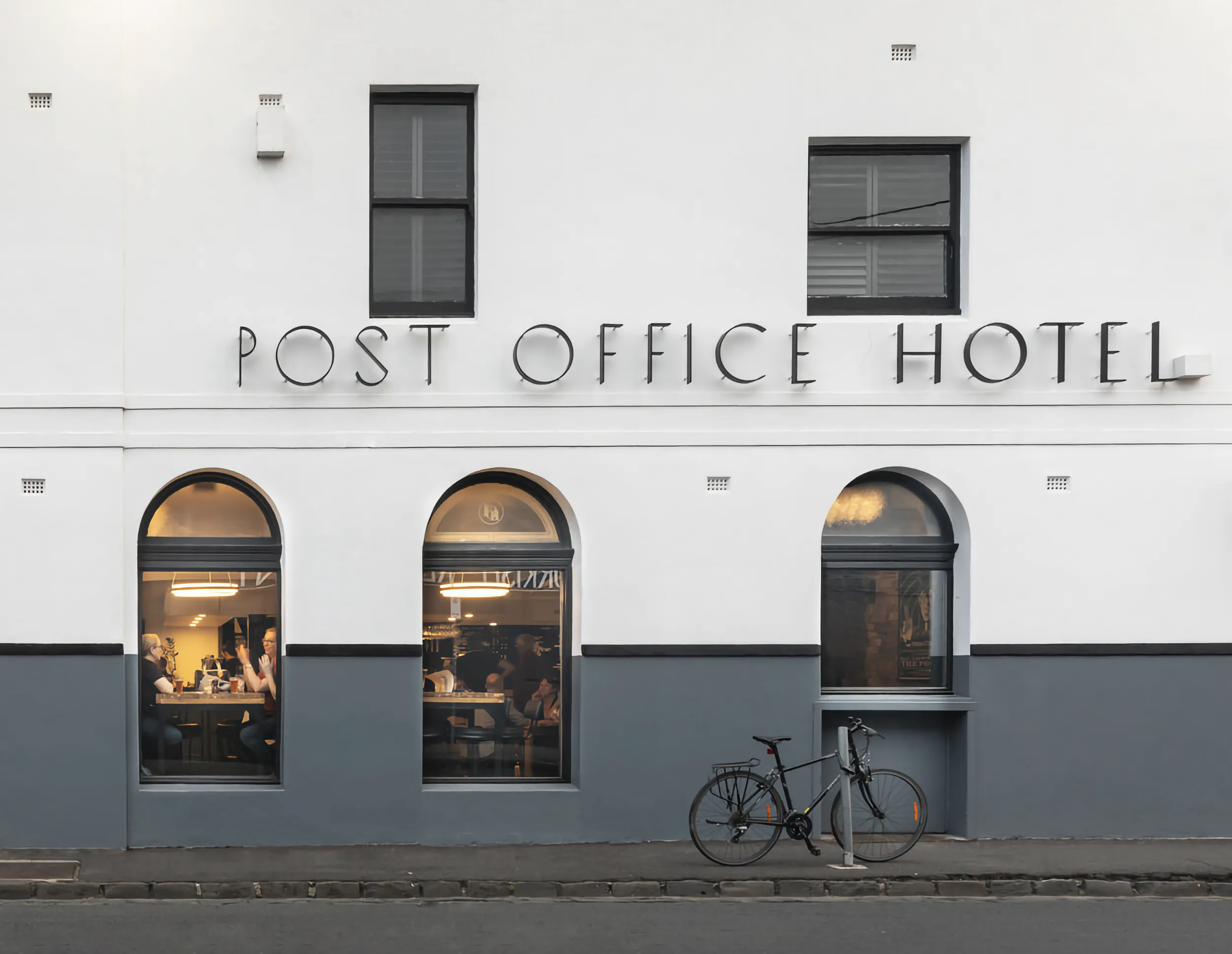 Exterior of the Post Office Hotel.