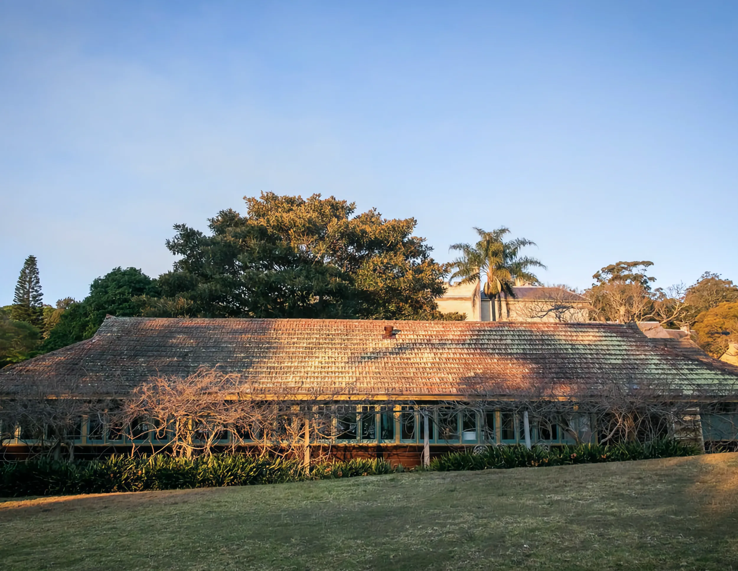 Exterior of the Estate Vaucluse House.