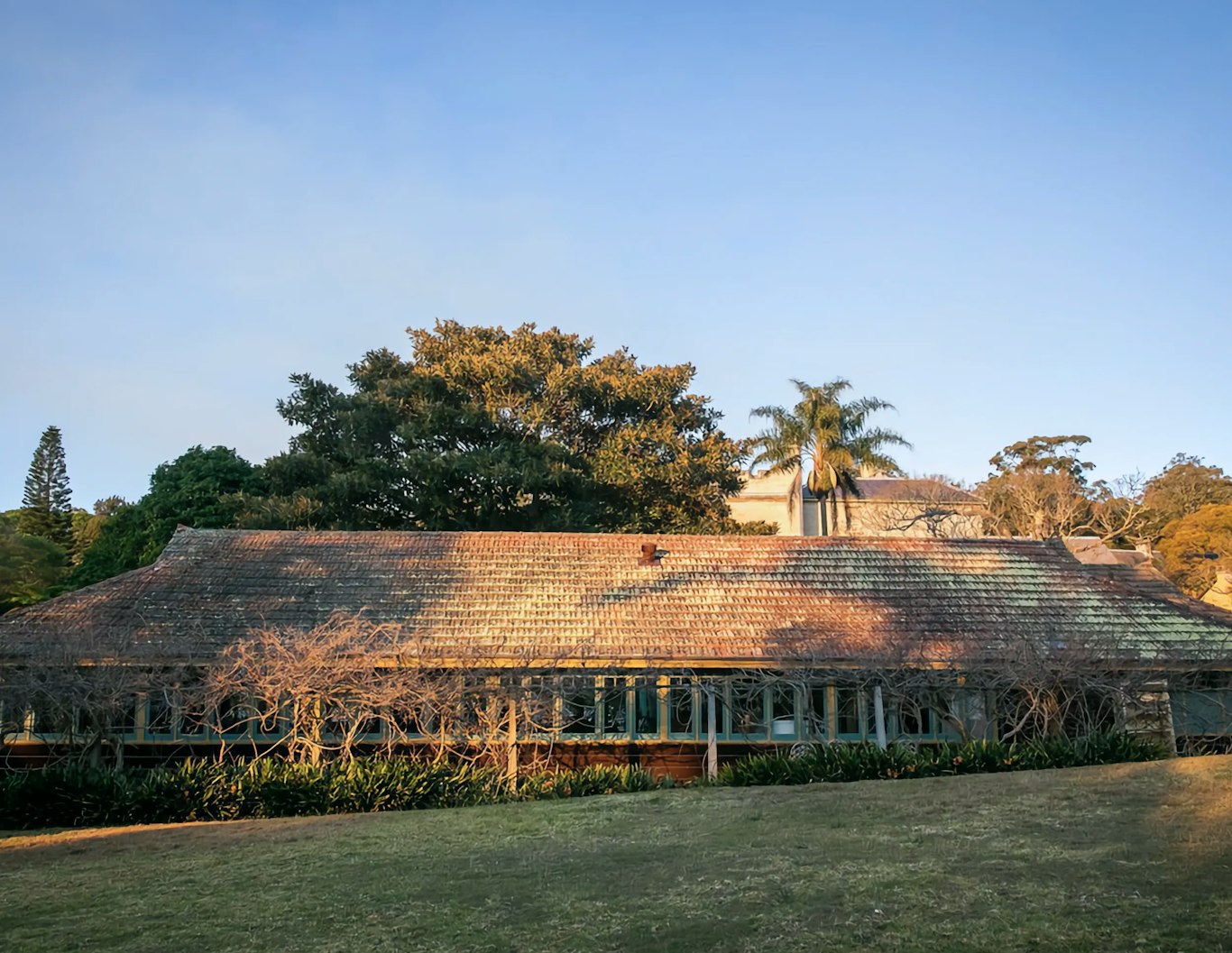 Exterior of the Estate Vaucluse House.