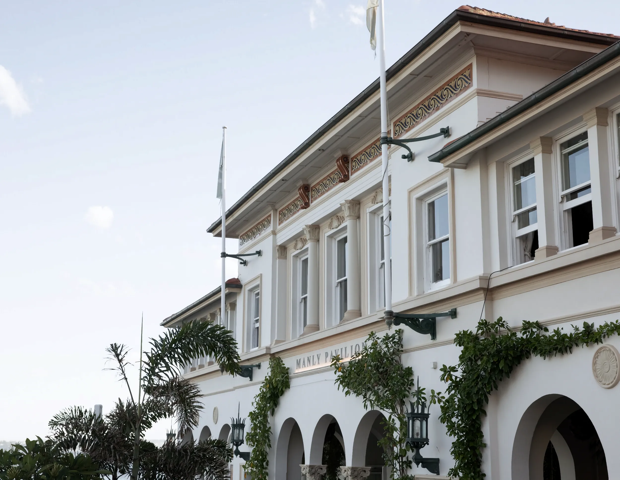 Exterior of Manly Pavilion.