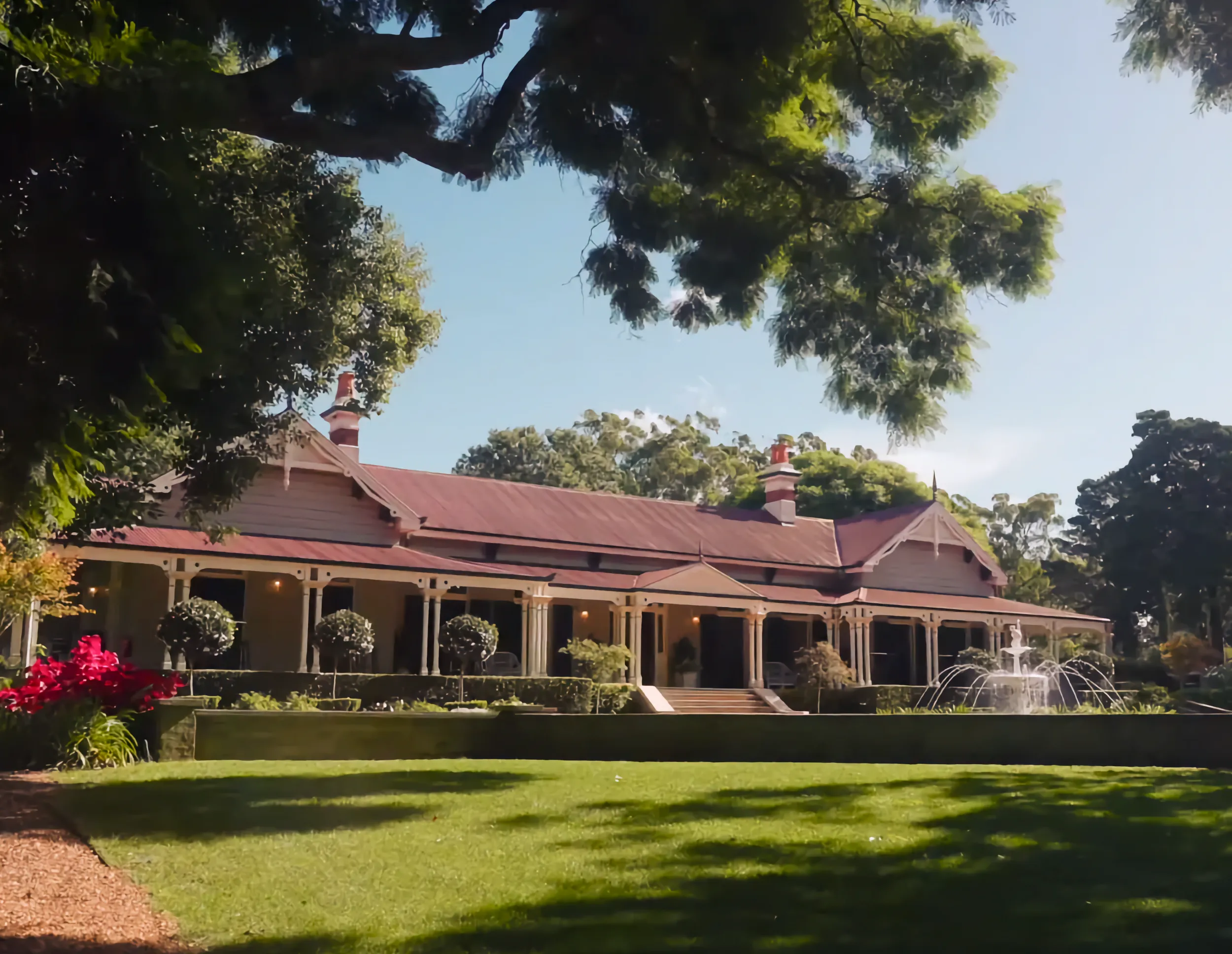 Exterior of Gabbinbar Homestead.