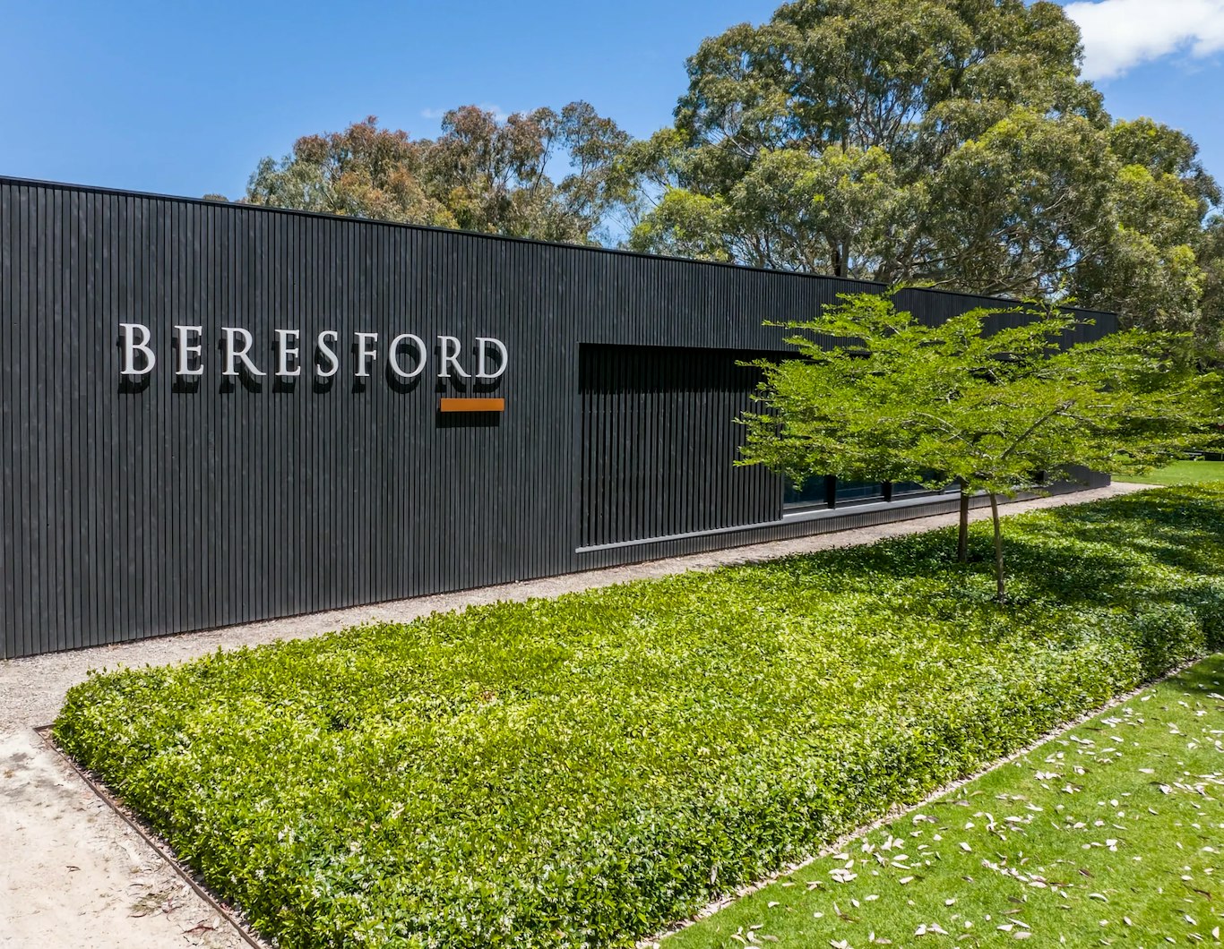 In front of Beresford.