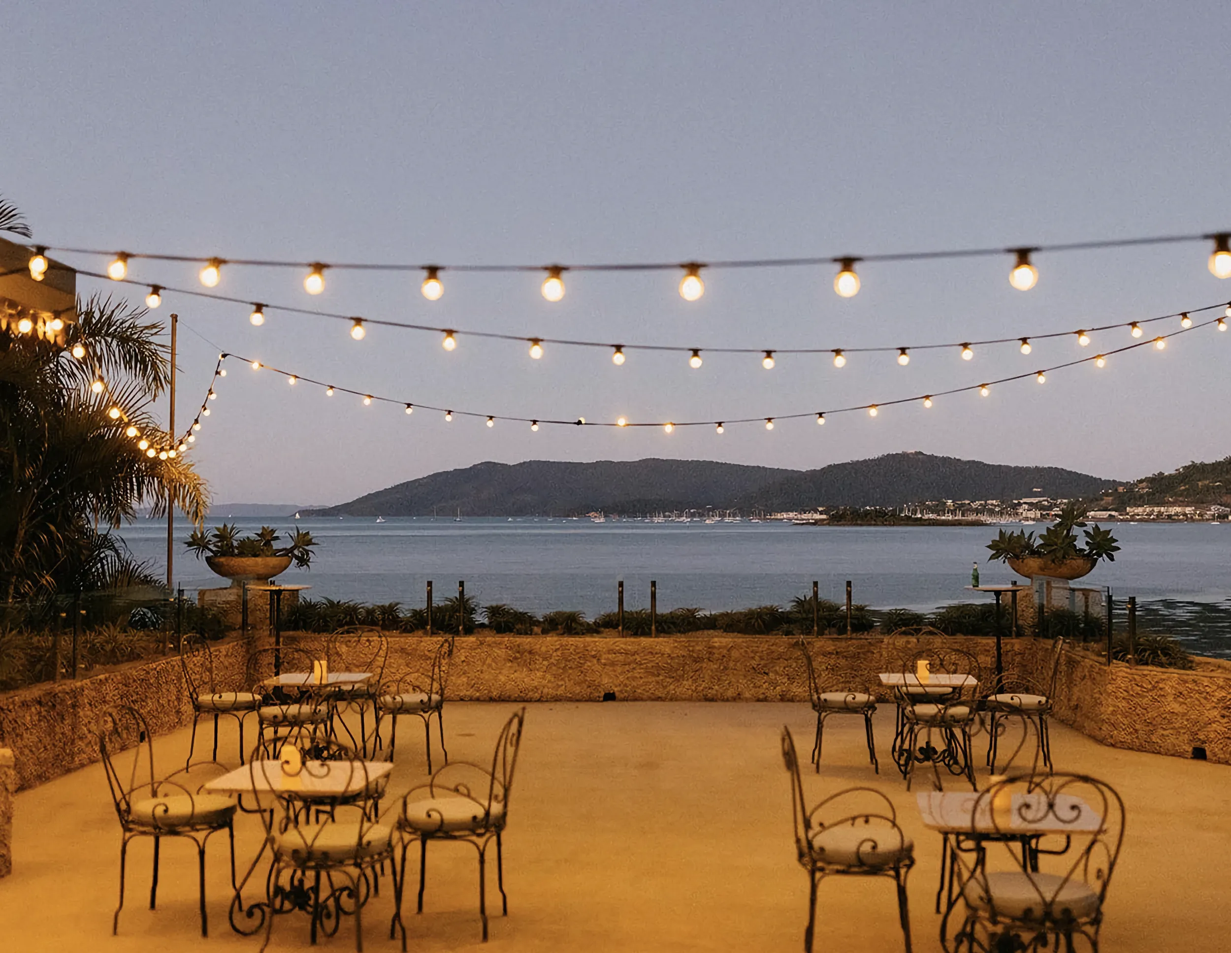 View from Villa Botanica's Sea Deck.