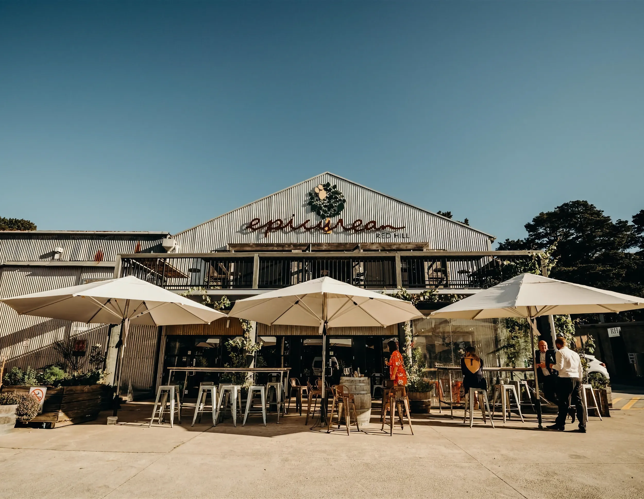 Exterior of the Epicurean Red Hill