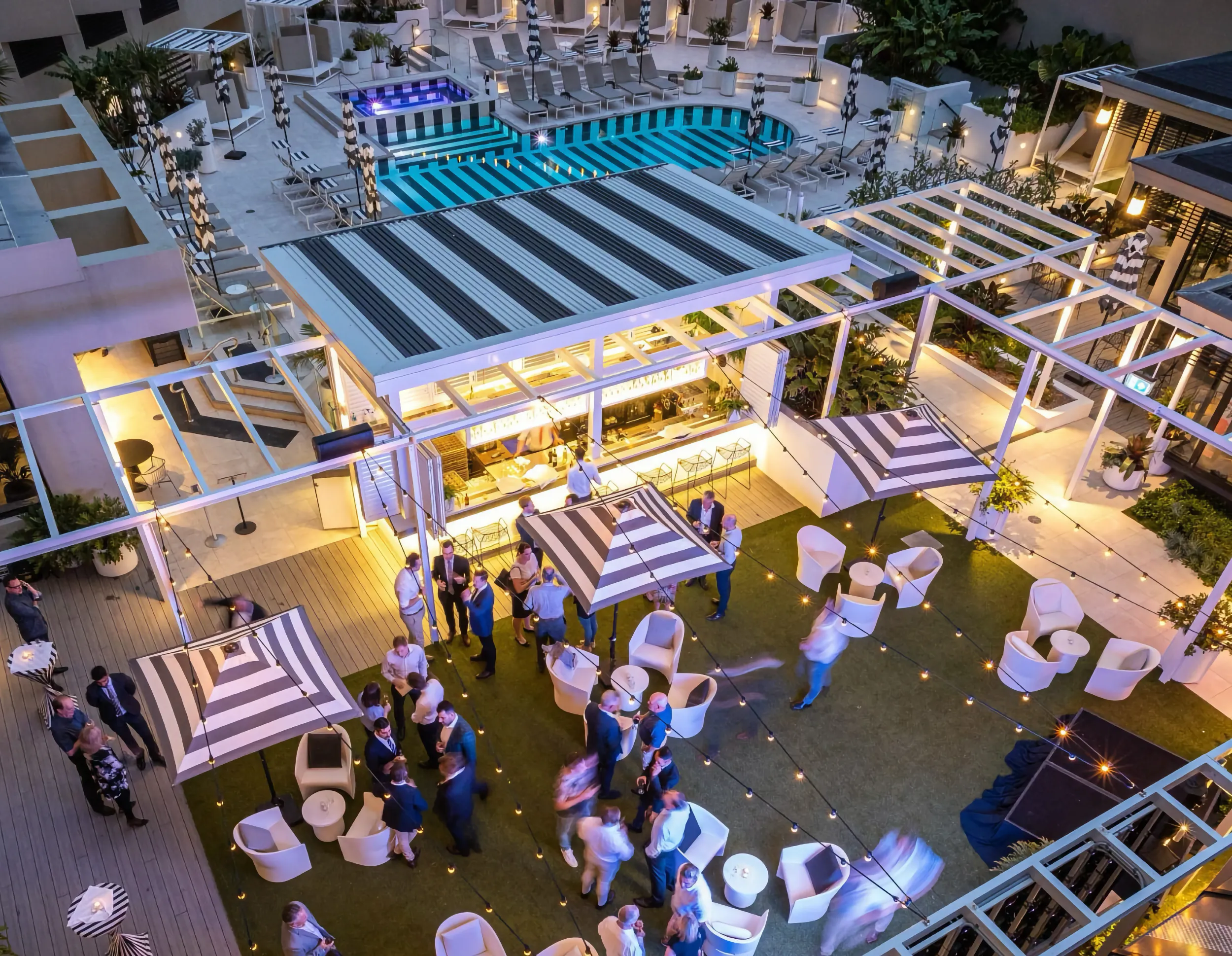 Aerial view of QT Gold Coast