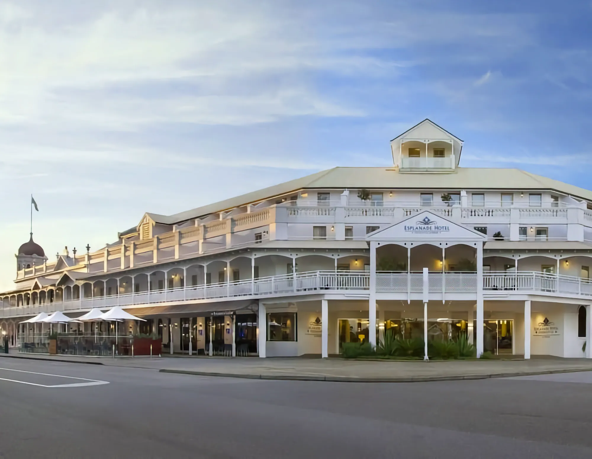 Exterior of the Espalanade Hotel
