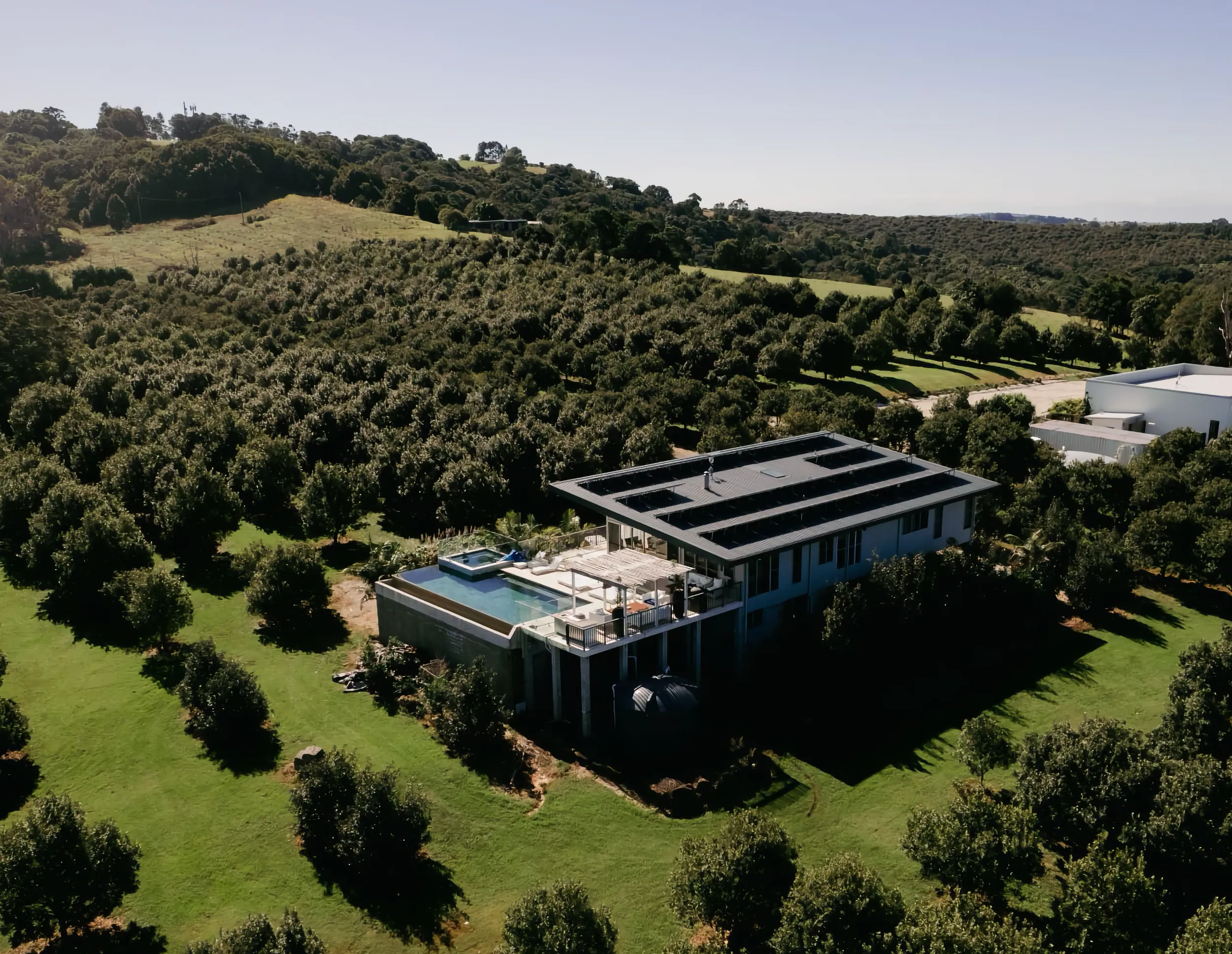 Aerial view of Tides Byron Estate