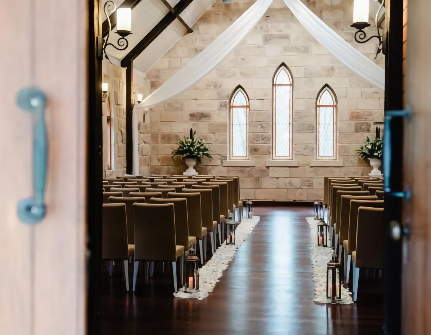Wedding reception at Chateau Elan