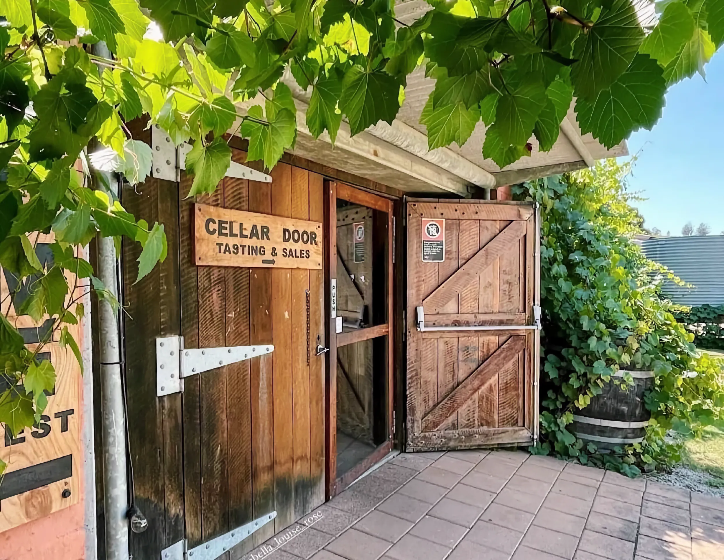 Cellar door entract at Ben Ean