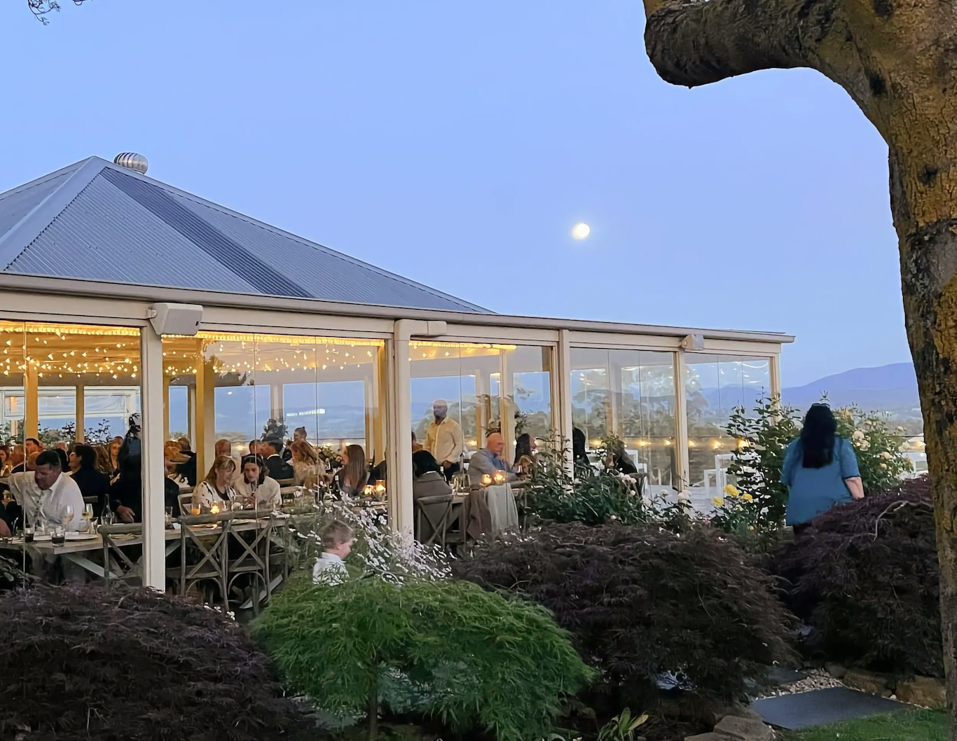 Night reception at Elmswood Estate