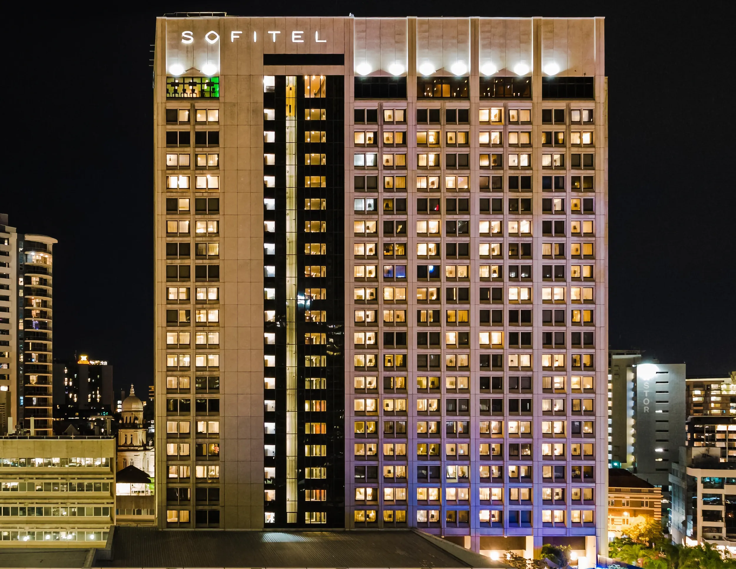 Exterior of the Sofitel Brisbane