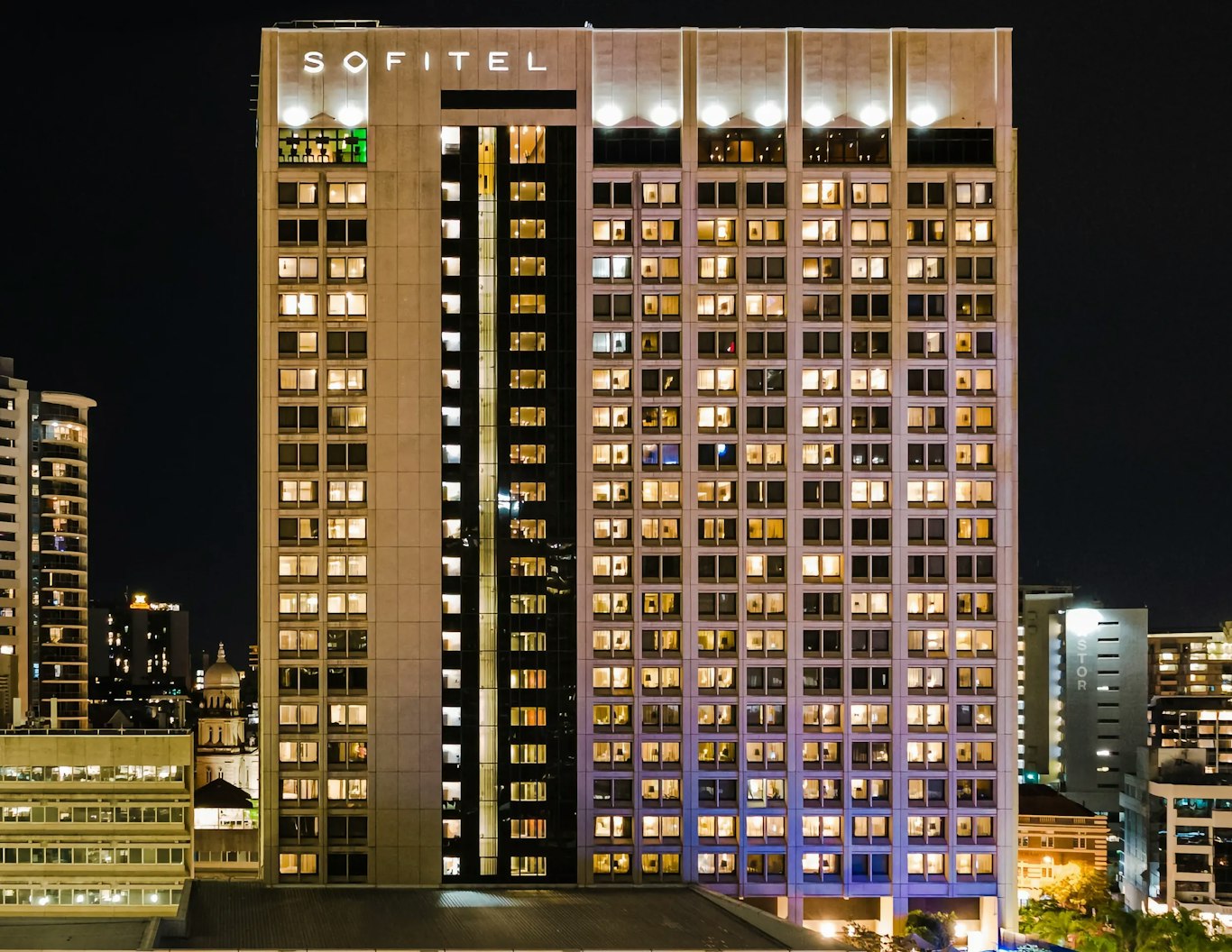 Exterior of the Sofitel Brisbane