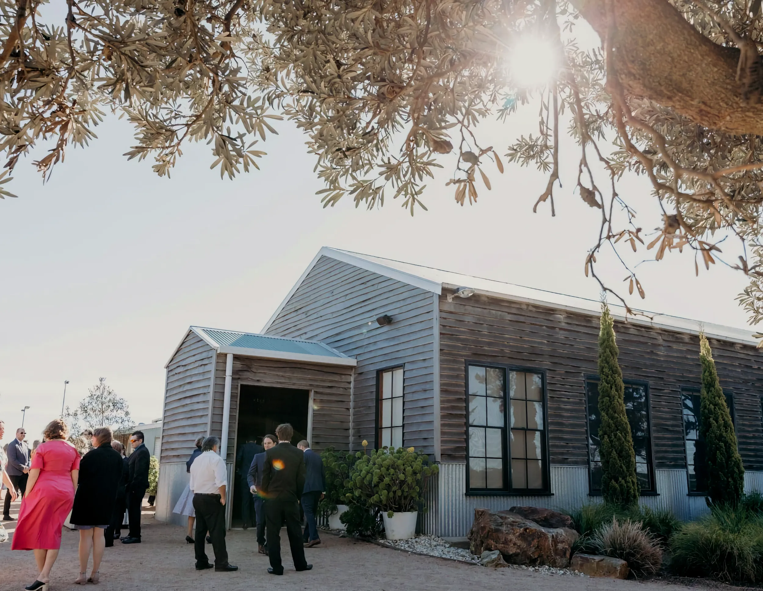 Exterior of The Shearing Shed