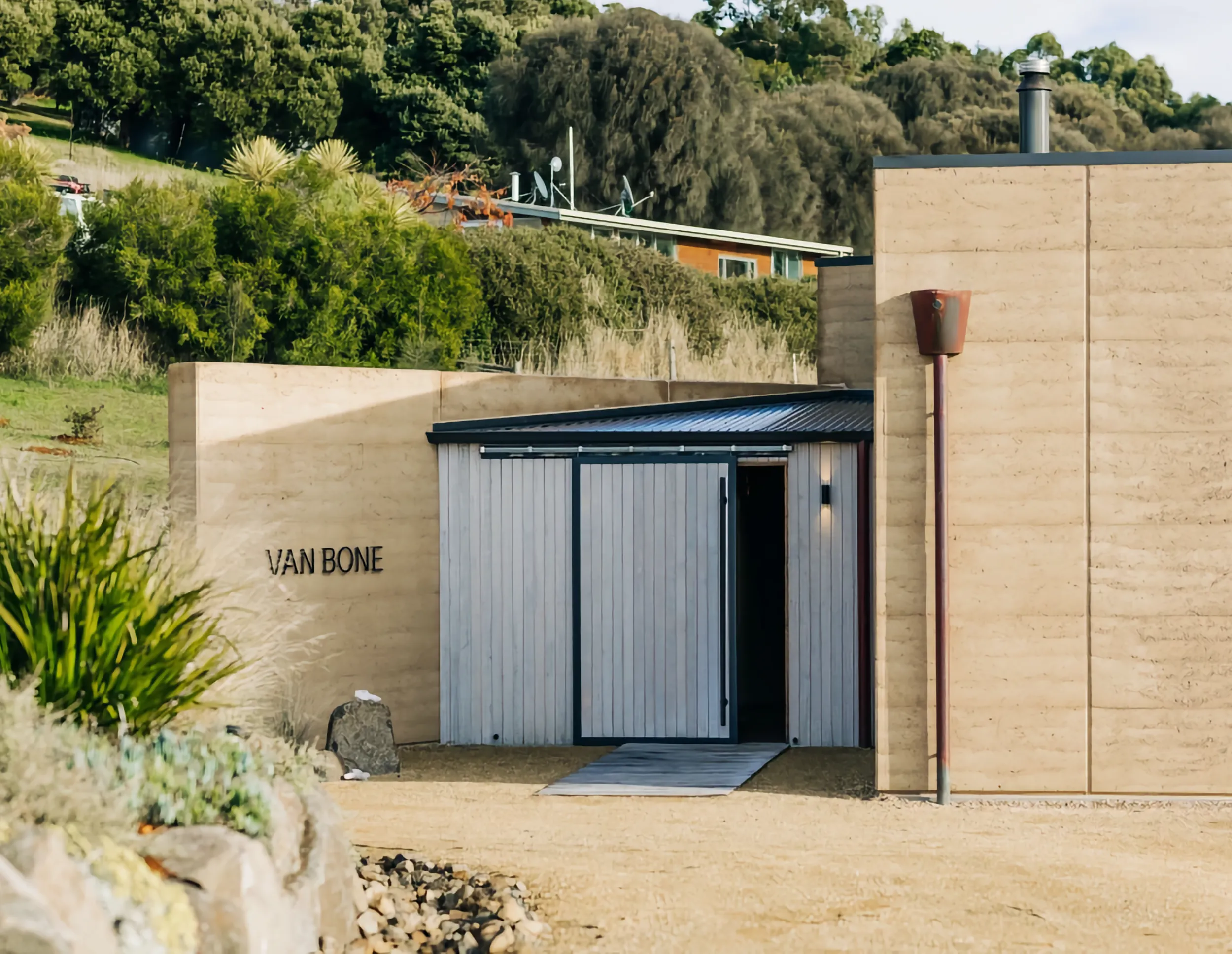 Exterior of Van Bone