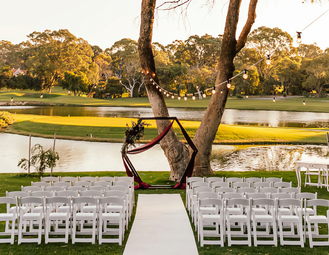 Outdoor ceremony at Joondalup Resort