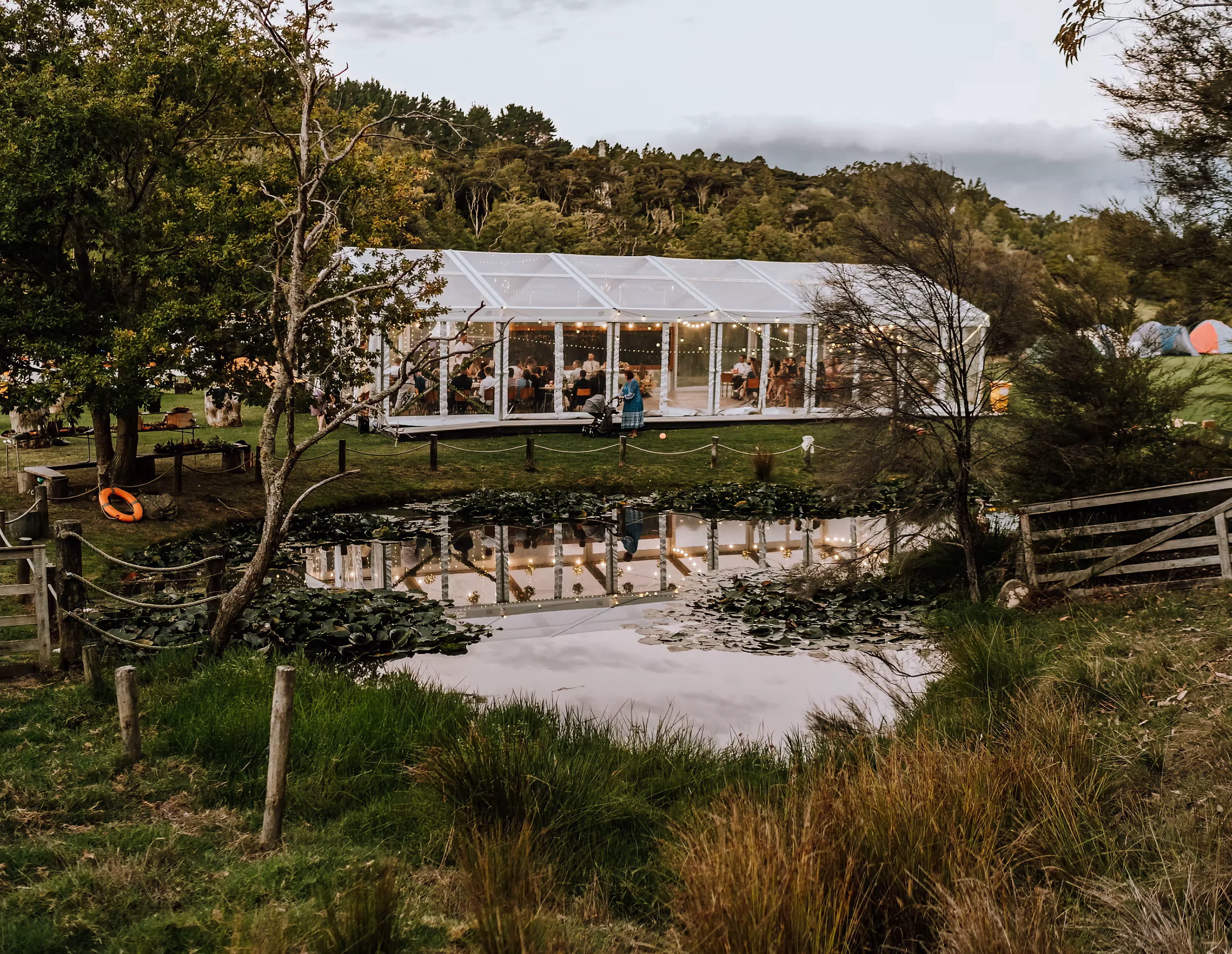 Exterior of Waterfall farm